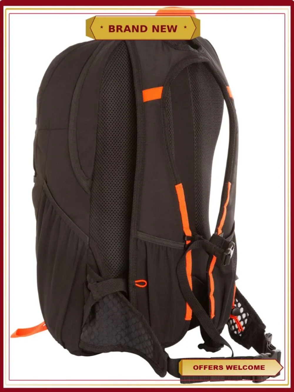 Outdoor Hiking Backpack 19.5L Trekking Pole Holders Bungee Storage